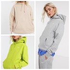 【NIKE】ナイキ ミニ スウッシュ ロゴ オーバーサイズ ライト フーディー