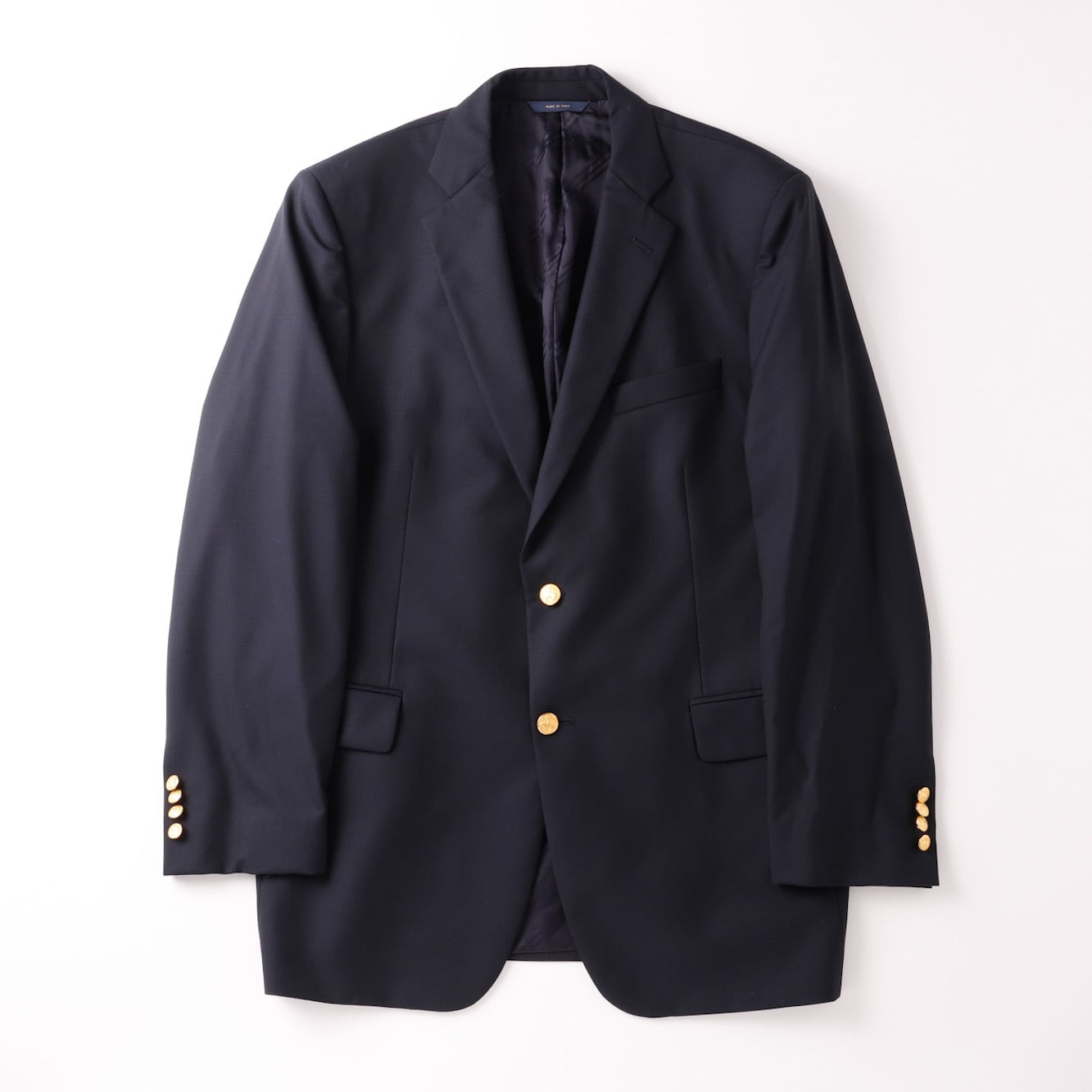 42S BROOKS BROTHERS 紺ブレ 金ボタン ロロピアーナ カナダ製 【公式通販】