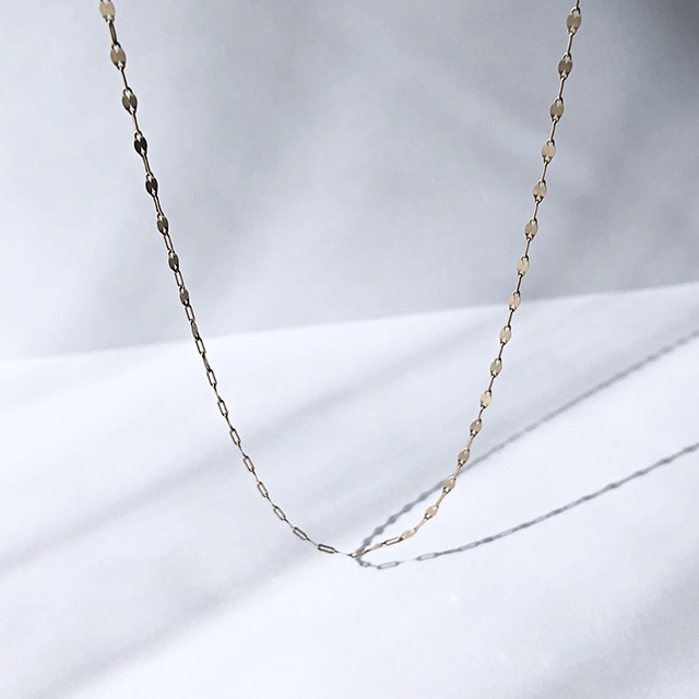 K10YG Design Chain Necklace / Matte