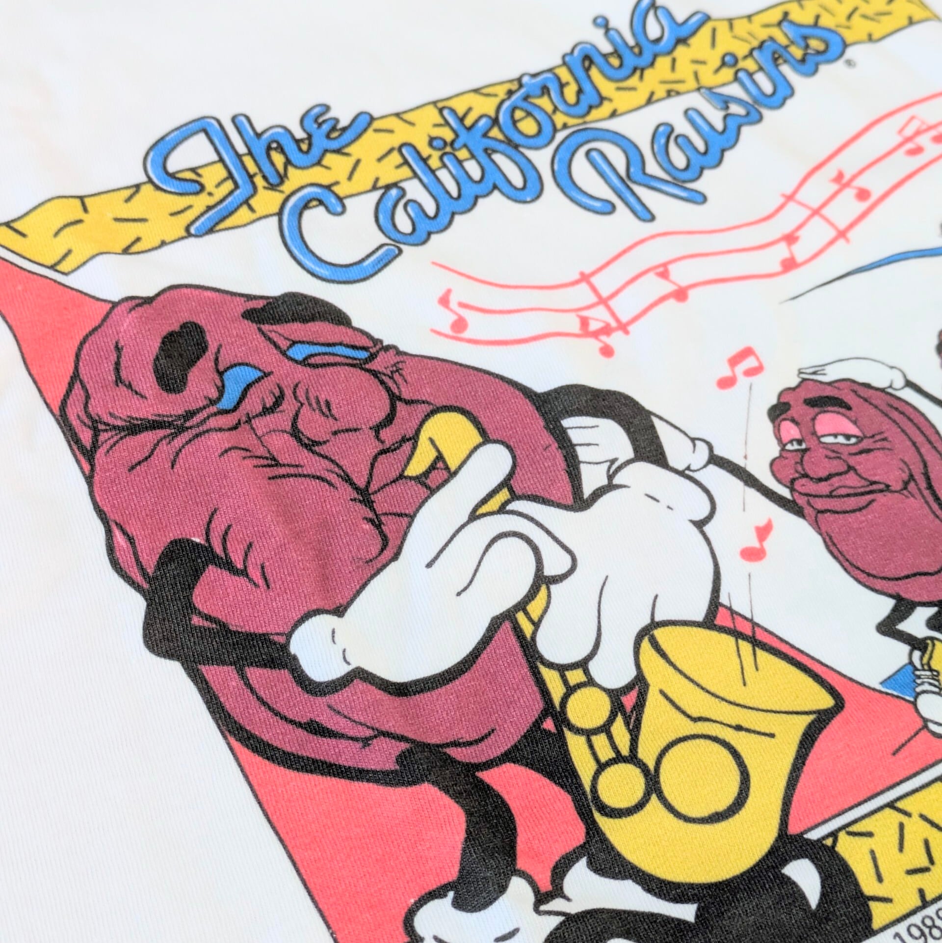 ♧【 California Raisins（ カリフォルニアレーズン ）】『 SAX 』Tシャツ〚アメリカン雑貨 アメトイ〛