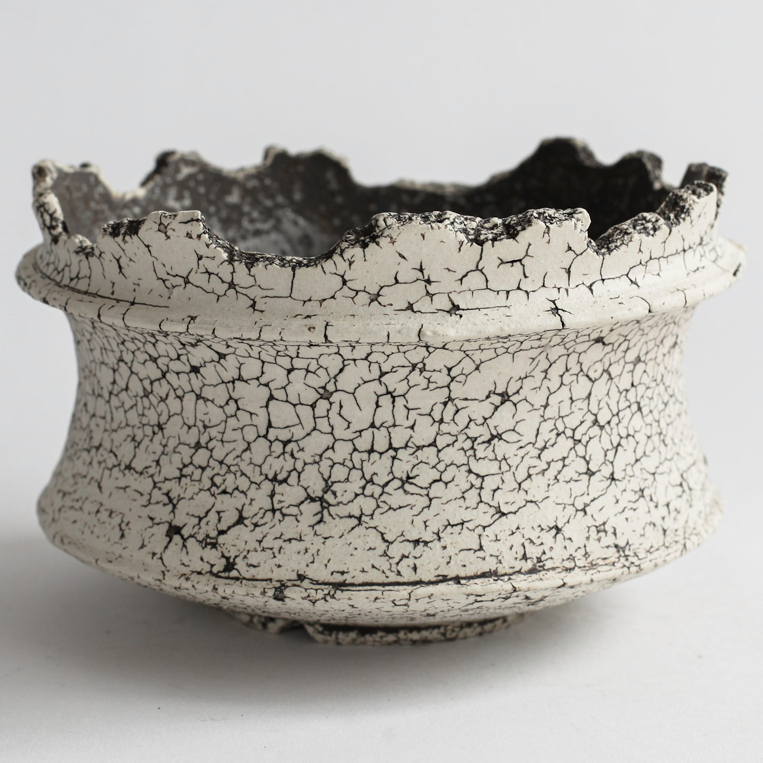 -罅化粧- Cylinder Pot(中根楽) ※Large No,016