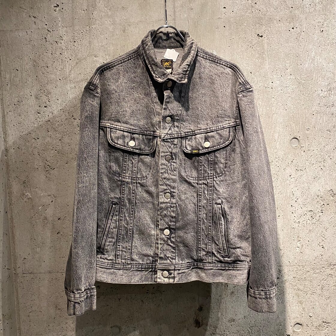 80s Lee 220 Black Denim Jacket