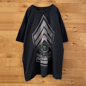 【MONSTER ENERGY】 プリント 半袖 Tシャツ XL ビッグサイズ モンスターエナジー US古着 アメリカ古着