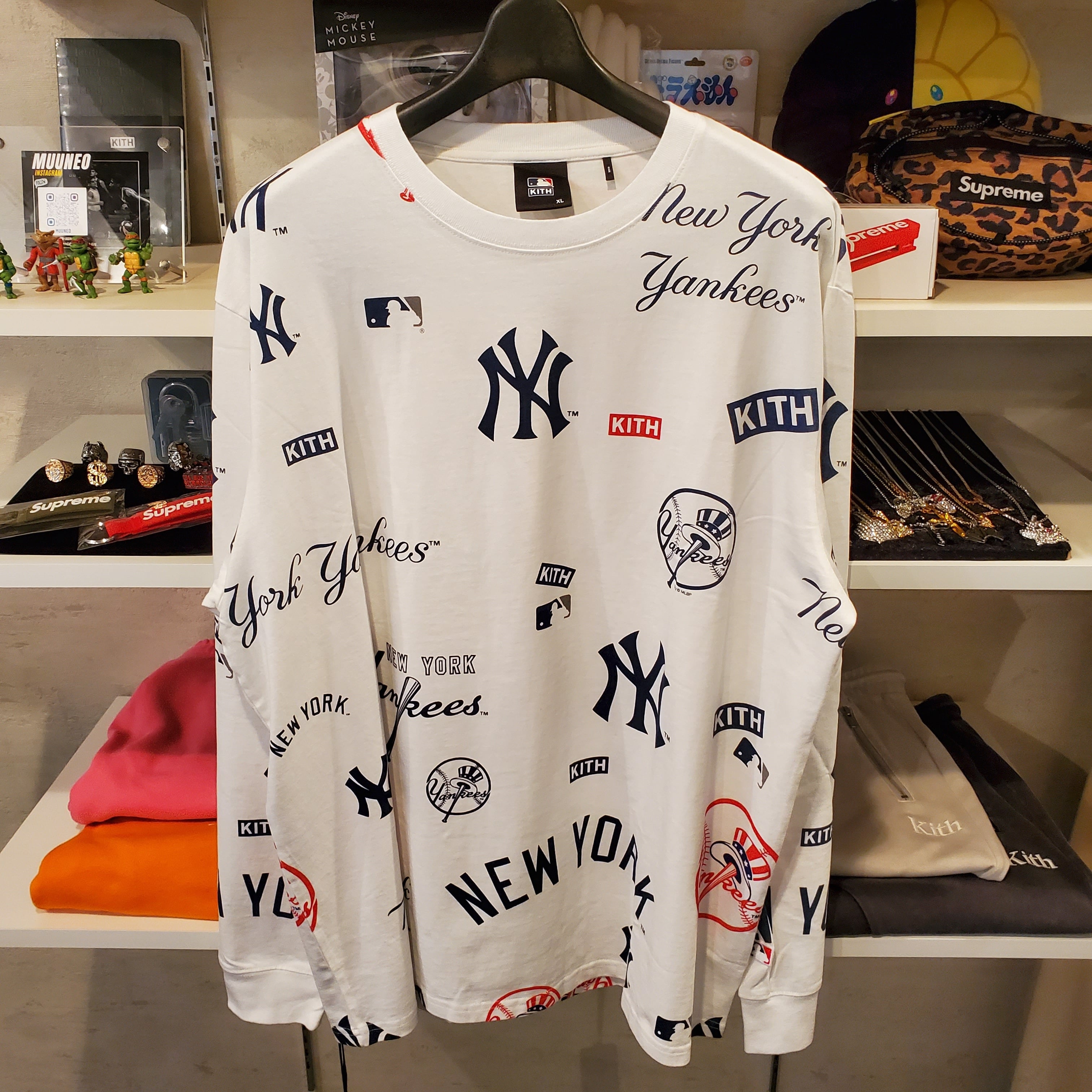 af1【S】KITH MLB NY Yankees L/S Tee - www.kairosinsurancegroup.com