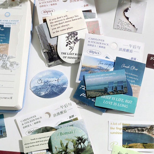 seal-0155｜デザインフォト＆フォント シール｜手帳デコ コラージュ シール