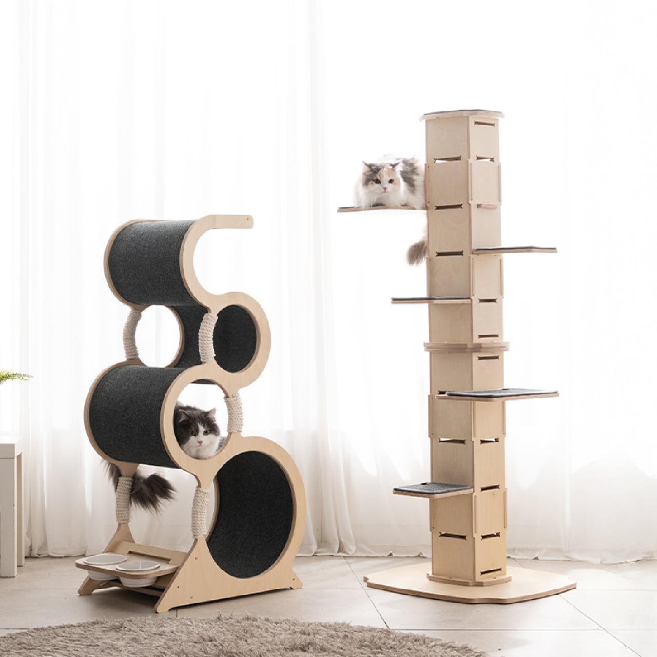 necocia キャットタワー I-CAT（Lサイズ） | Pet Salone