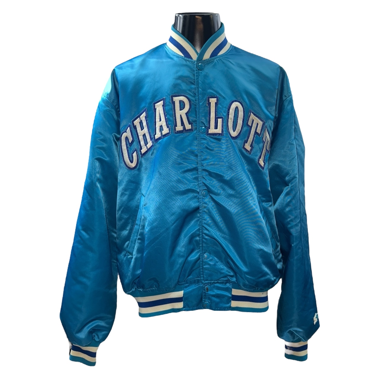 【CHARLOTT HORNETS】シャーロット・ホーネッツ USA製 スタジャン