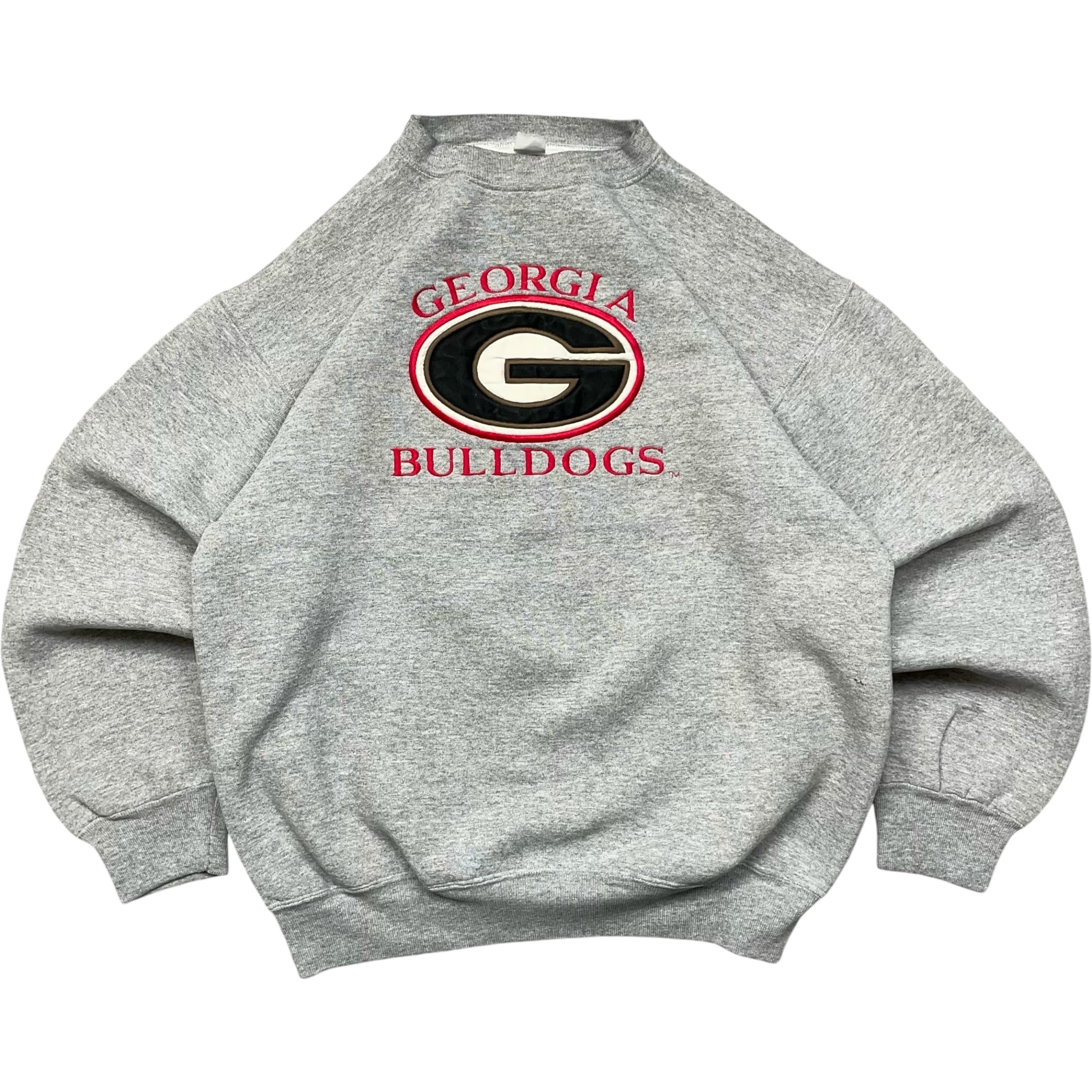 《L》Boa スウェット 肉厚 短丈 Georgia bulldogs 90年代 no.4366