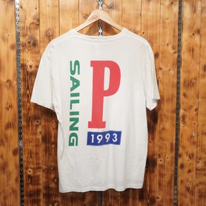 90s ralphlauren 1992 sailing Tシャツ　M/ラルフローレン　セーリング　オリジナル　og