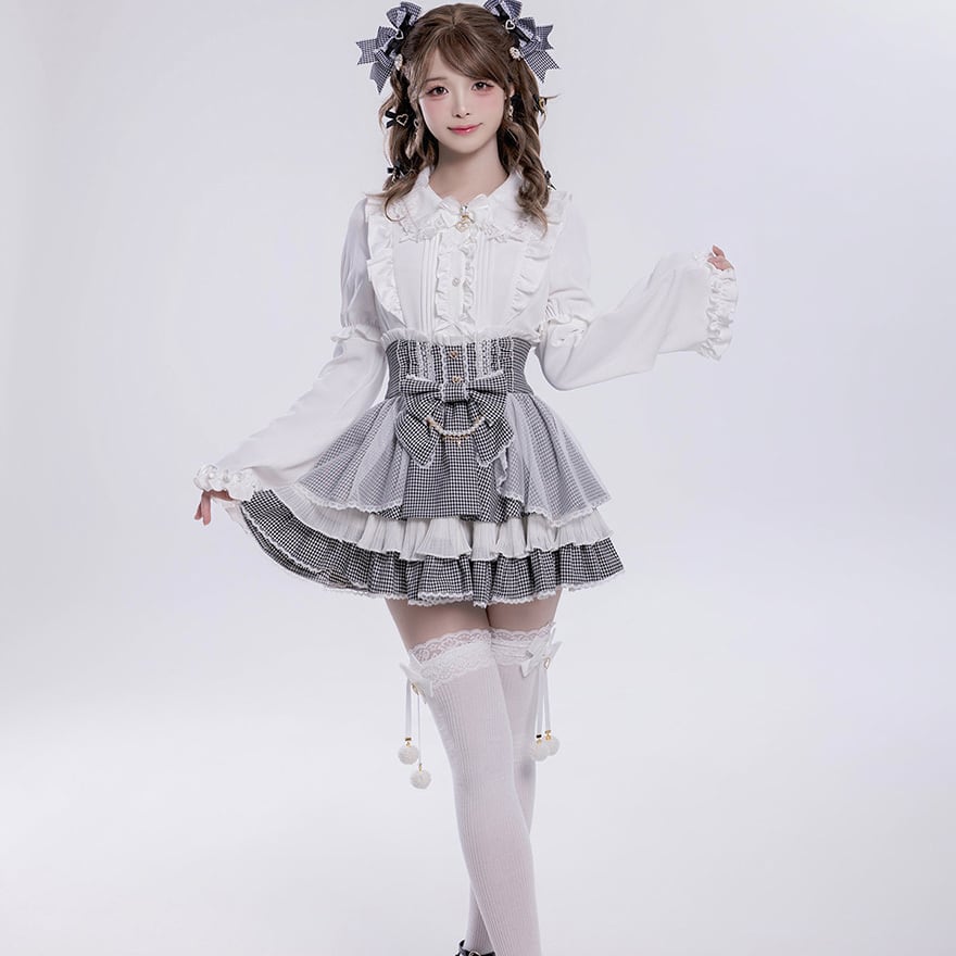 ゴスロリ 地雷系 2WAY姫袖ブラウス 取り外し袖付き 3色展開 | ゴスロリ
