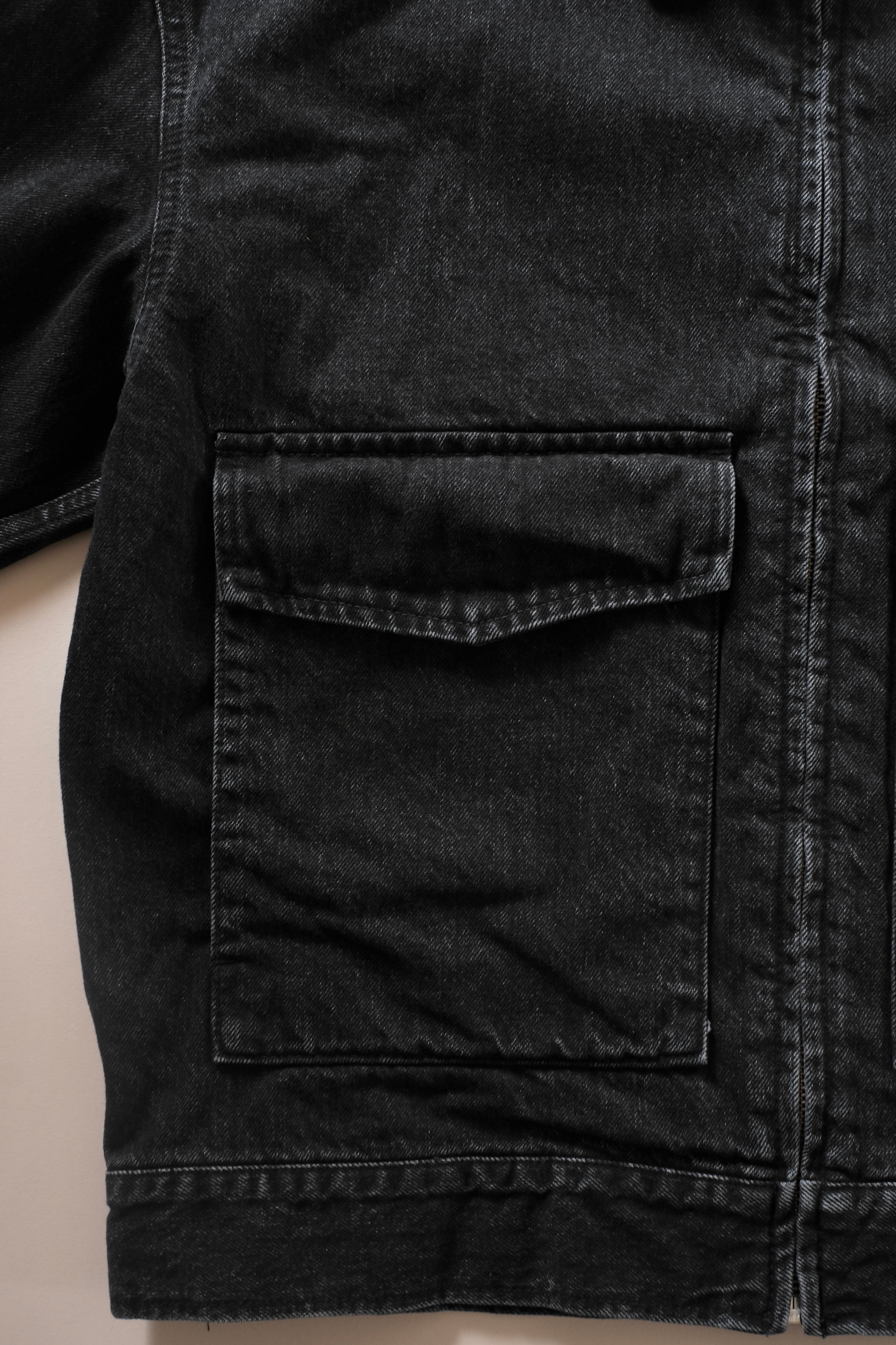 Graphpaper / Selvage Denim Zip Jacket -DARK FADE- | LIVING
