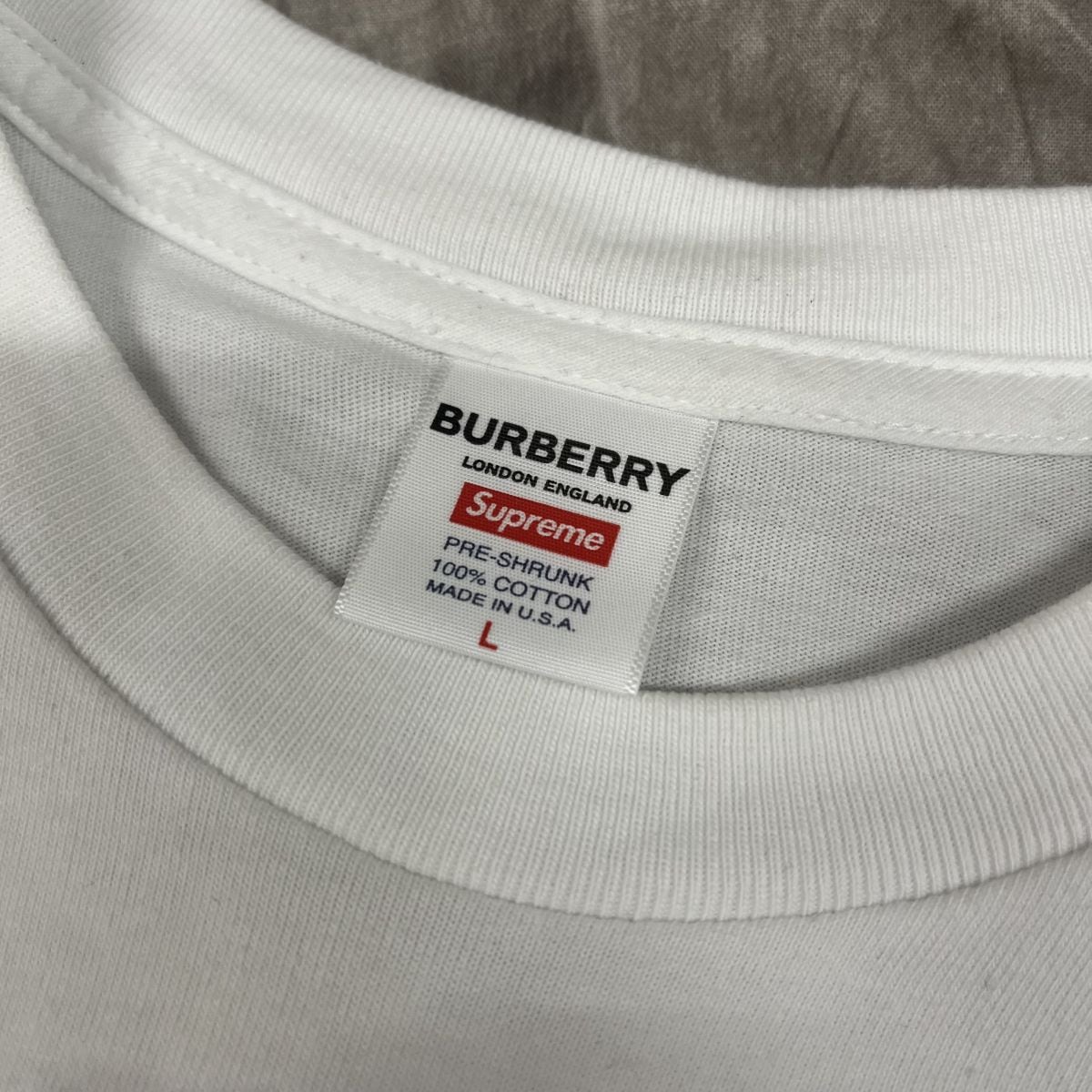 Supreme×BURBERRY/シュプリーム×バーバリー【22SS】Box Logo Tee