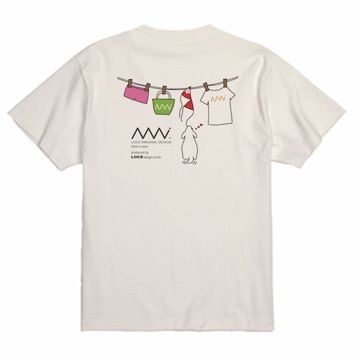 《送料込み》MW オリジナルTシャツ １　S/M/L/XL バニラホワイト 《受注製作》