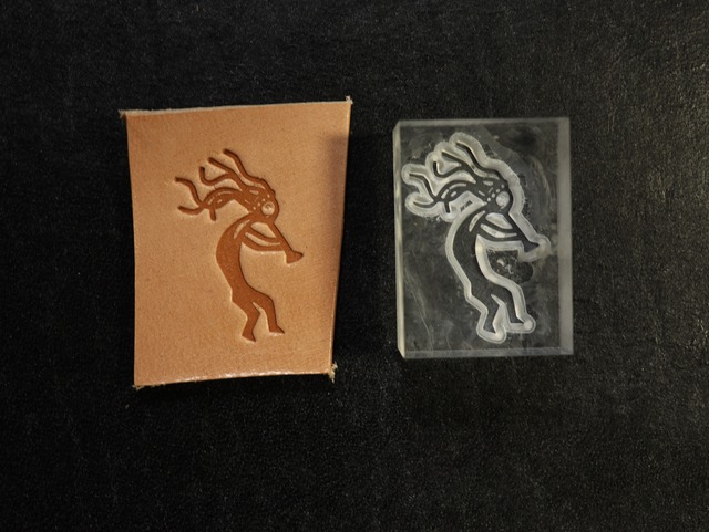 【アクリル刻印】ココペリ　タイプB　レザークラフト用