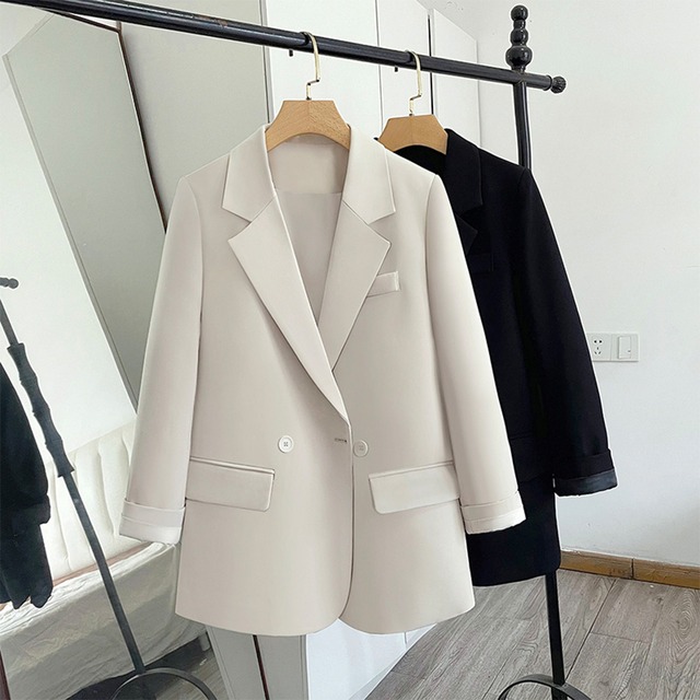 バック２ボタンデザインジャケット K0076