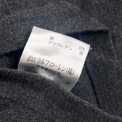 90s 00s RALPH LAUREN ラルフローレンワンポイント 長袖 ポロシャツ L/ダークグレー レディース