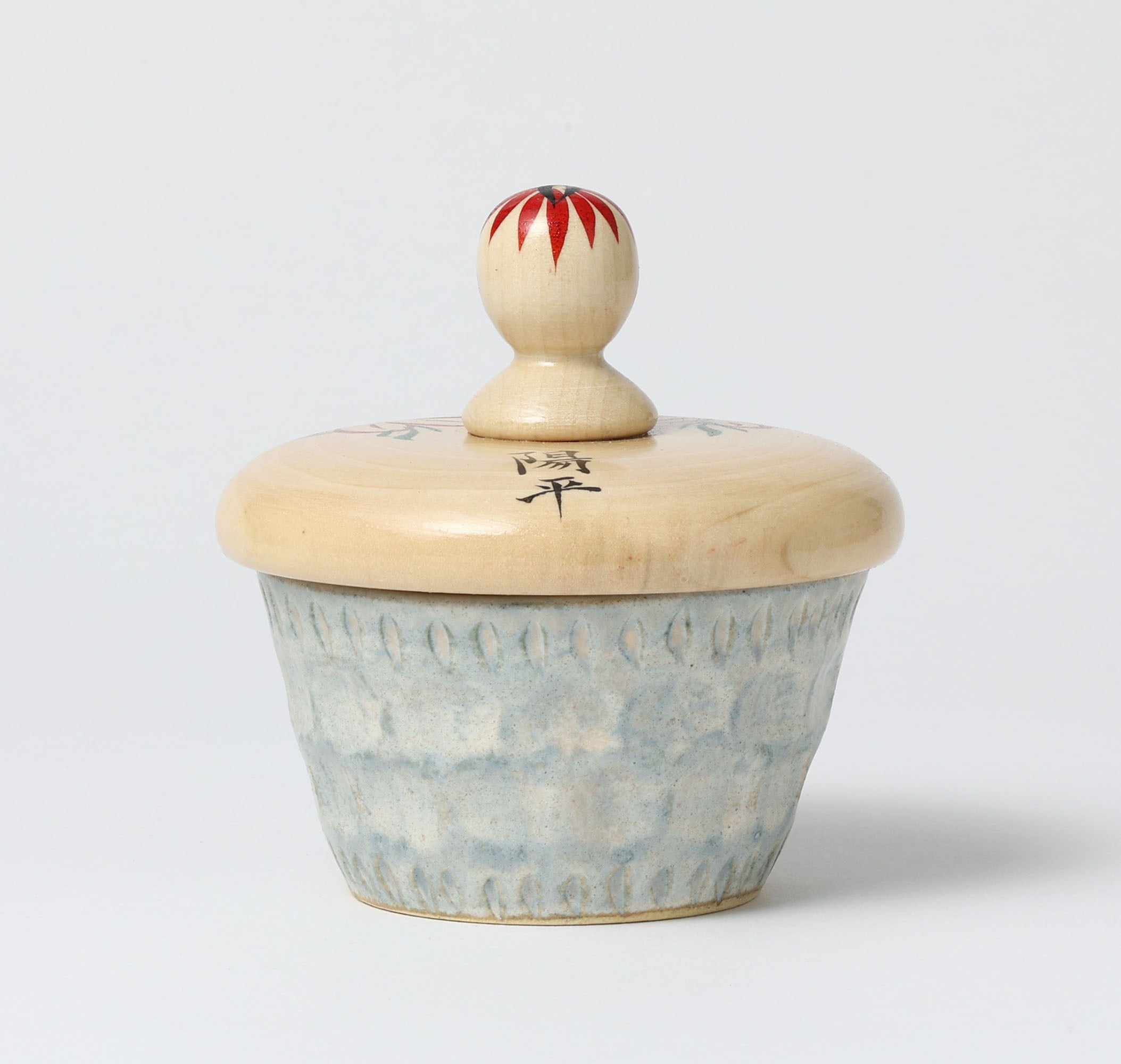 こけし蓋の器 Kokeshi lid with pottery | 加納陽平工人 Yohei KANO