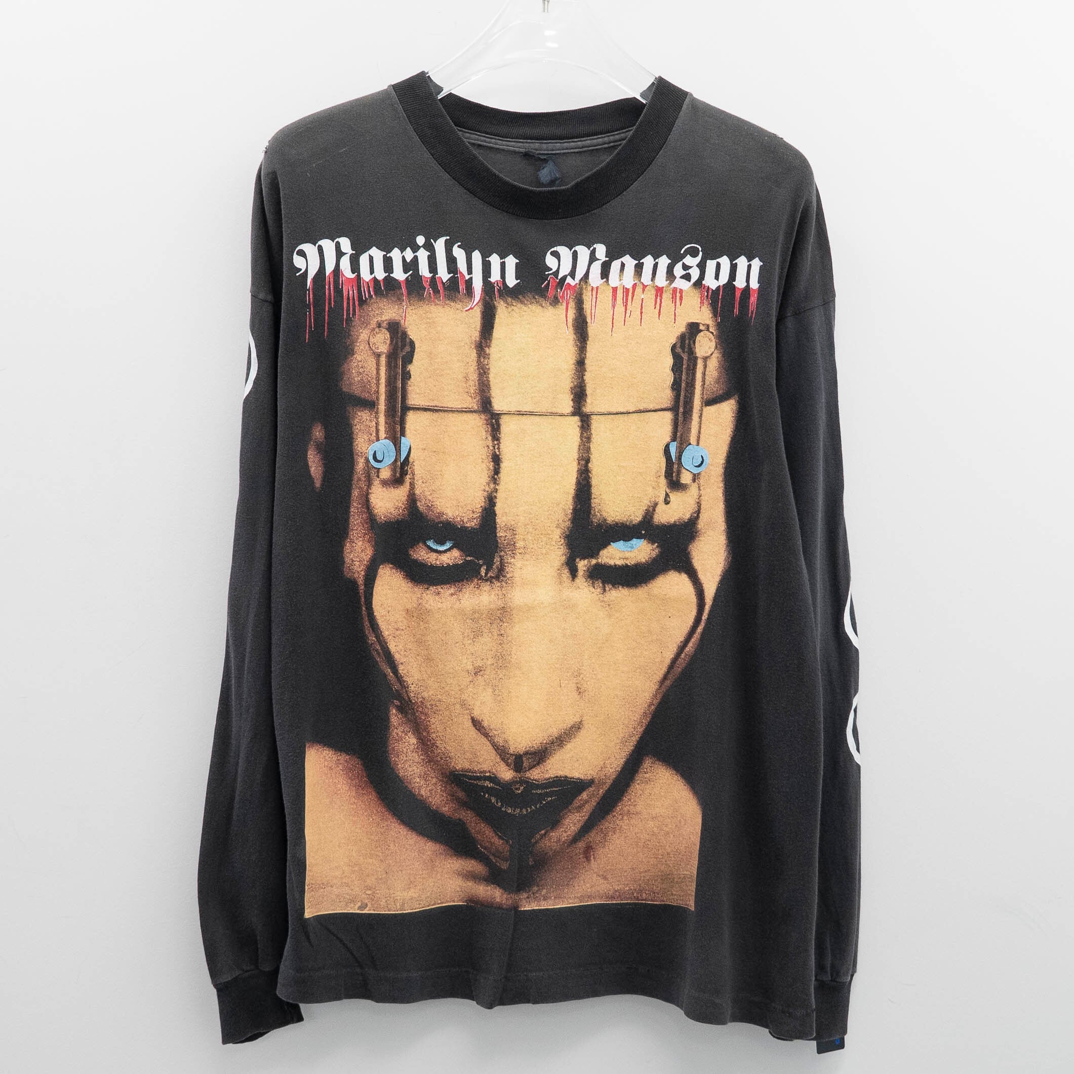 Marilyn Manson " Boot L/S " Fade Tag Fits XL【E6-145】
