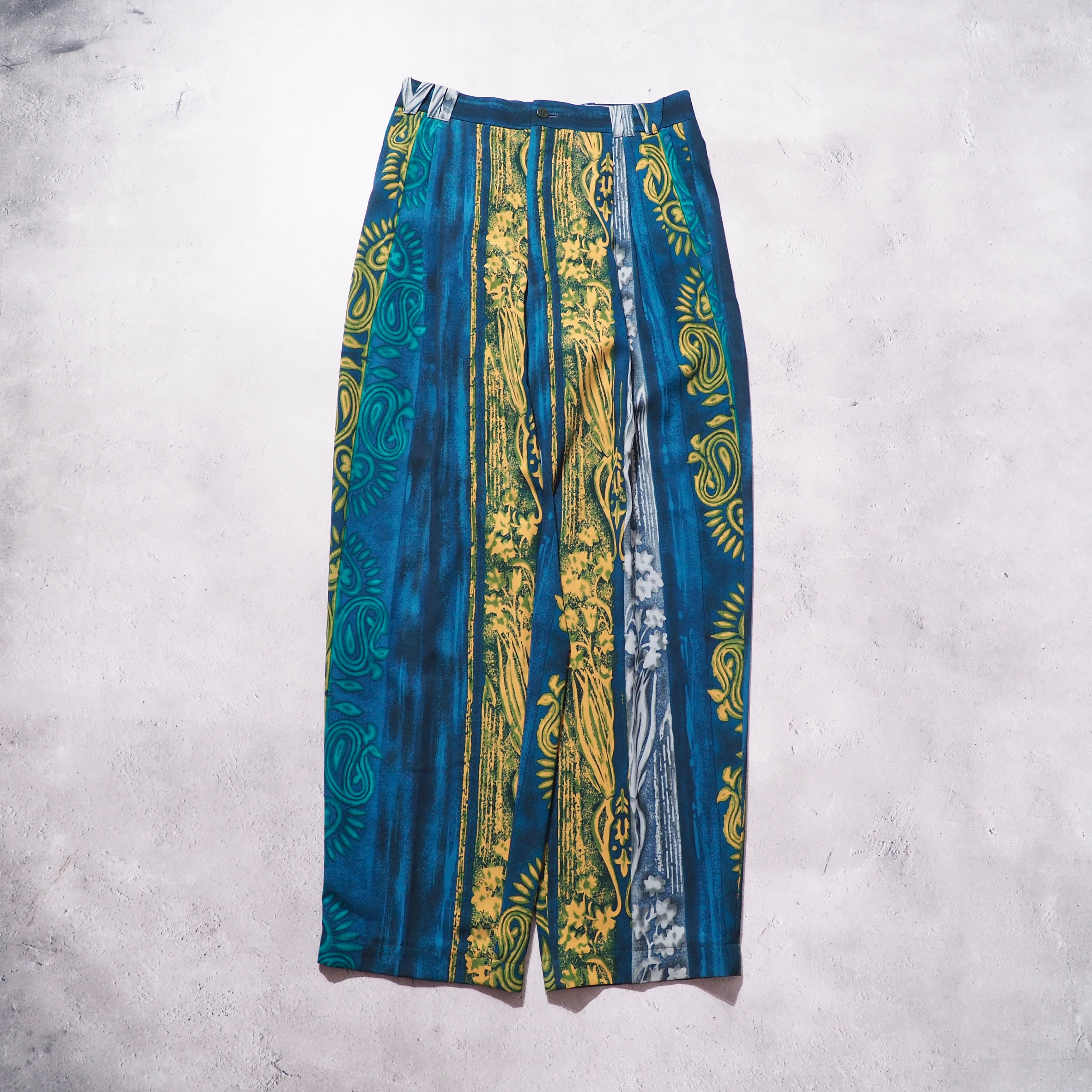 1990s Japanese Designers vintage three tuck Slacks pants | 古着屋 結々