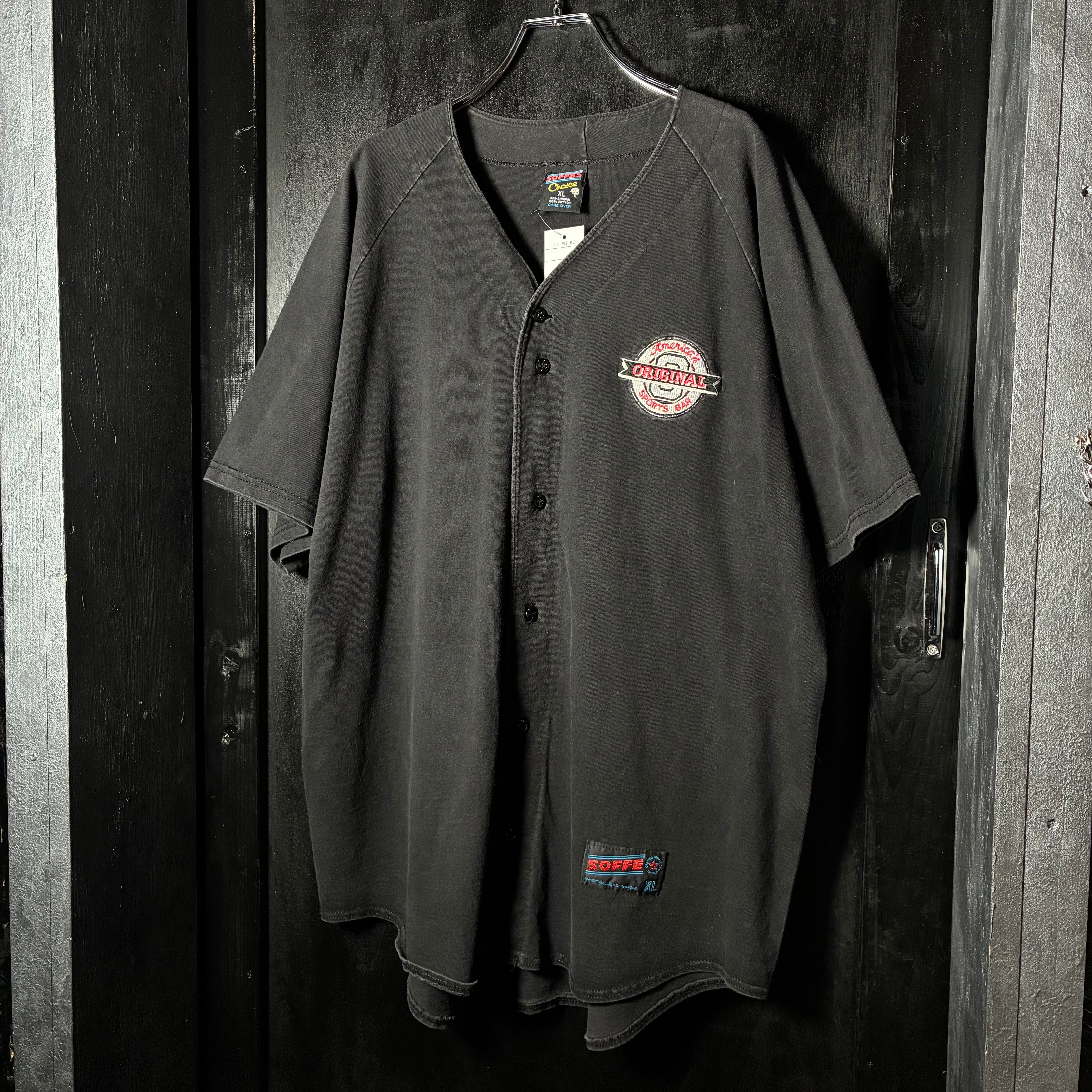 90s SOFFE BASEBALL SHIRT ソフィー ベースボールシャツ ブラック