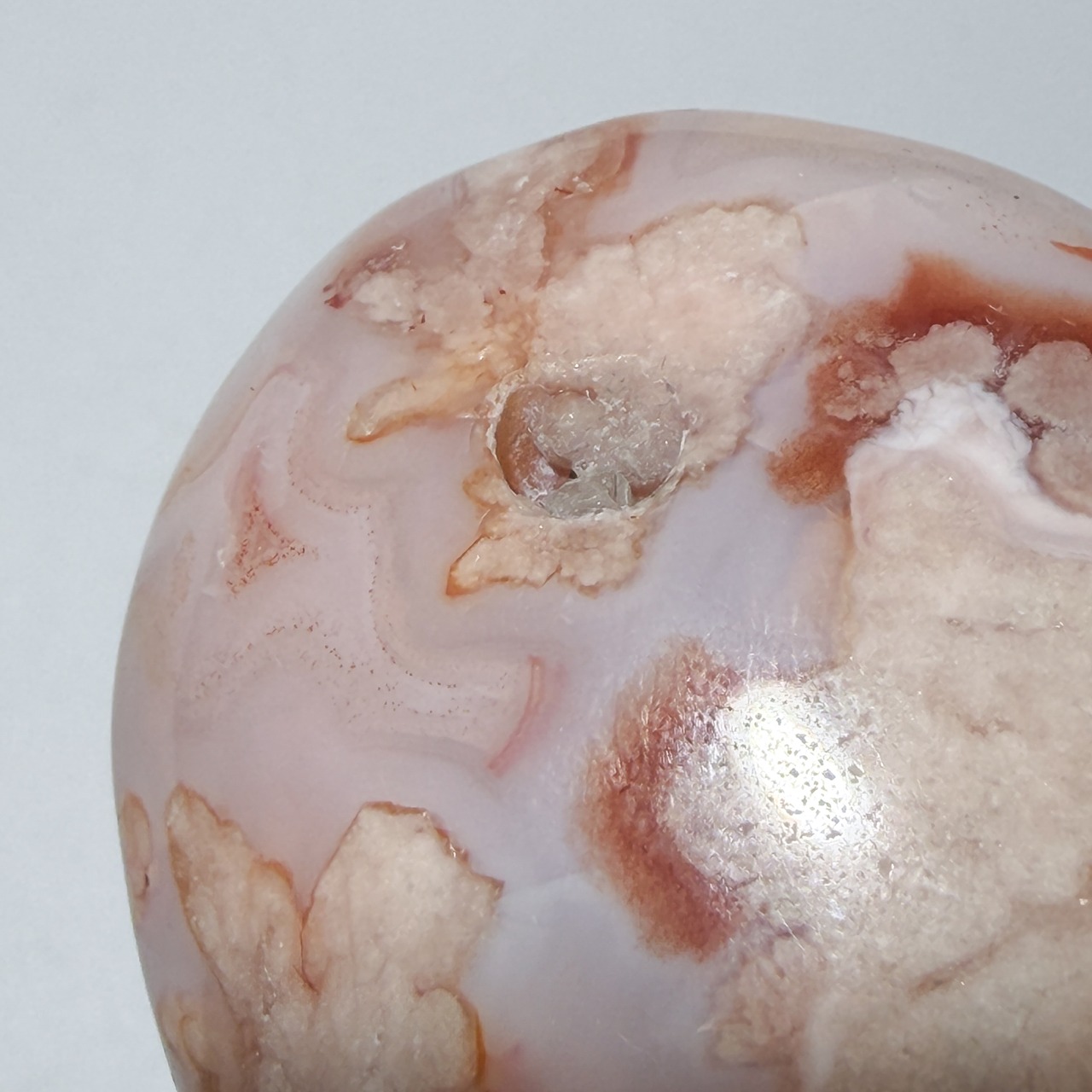 カーネリアンフラワーアゲート02 パーム ＊ 天然石