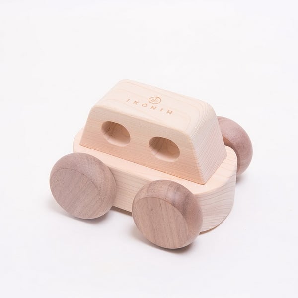アイコニー オルゴールカー 1歳半〜 木のくるま オルゴール IKONIH MUSIC TRUCK 国産ひのき