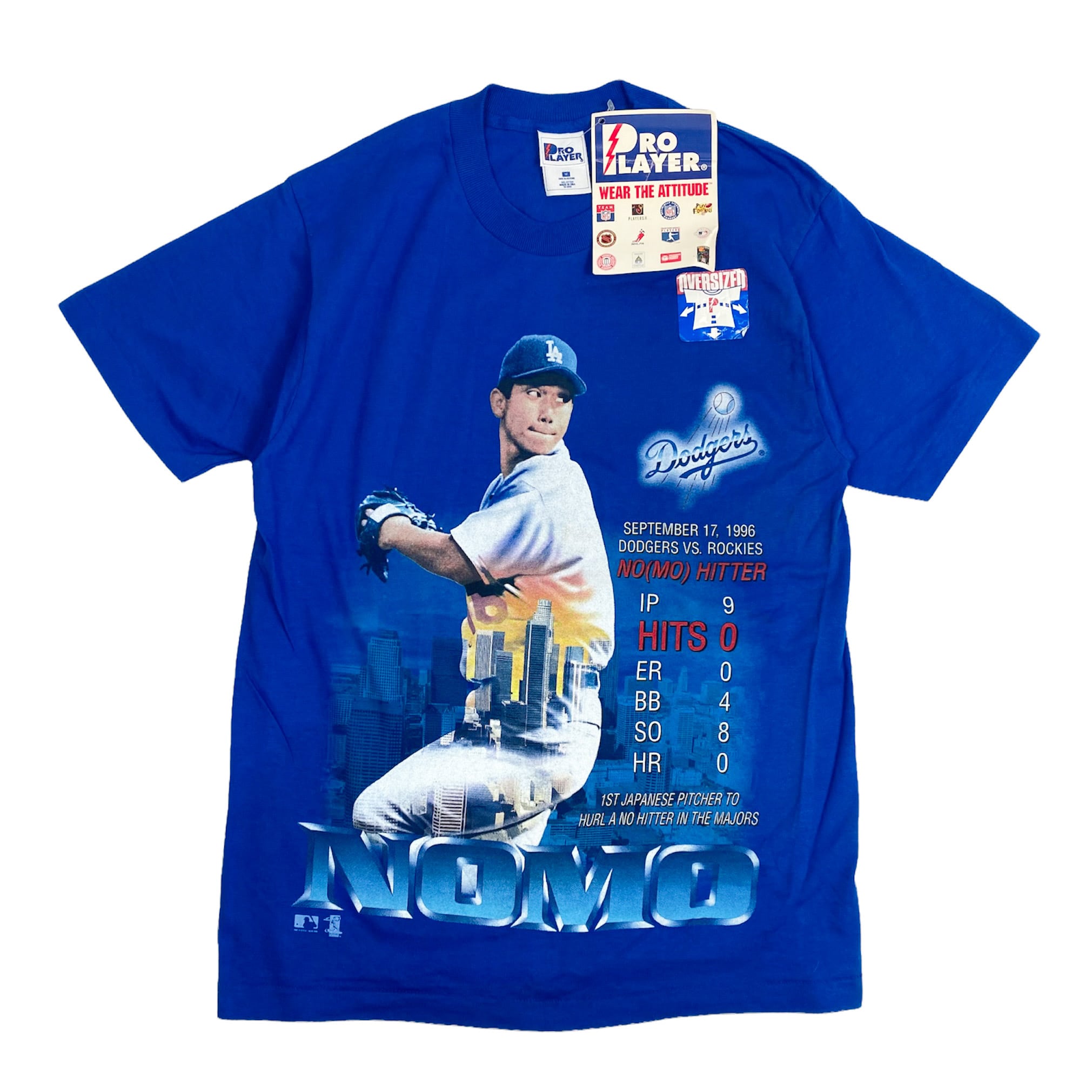 VINTAGE 野茂英雄 ロサンゼルス・ドジャース MLB Tシャツ