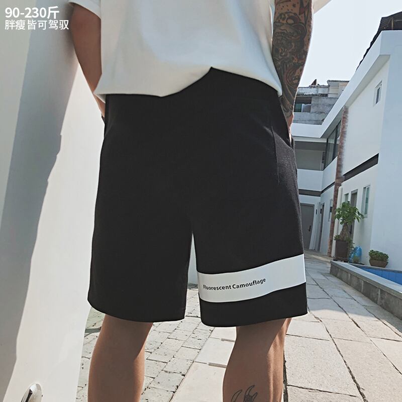 スタイルカジュアルショーツ サマールーズパンツ 大きめサイズ 夏物 ビーチ ブルマー ヒップホッププラスサイズ74250421071