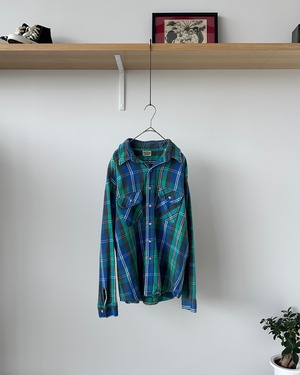 -Five Brother- Vintage 90s XL Flannel Check Shirt