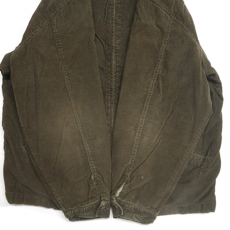 古着 OLD NAVY コーデュロイ ジャケット モスグリーン 表記：L