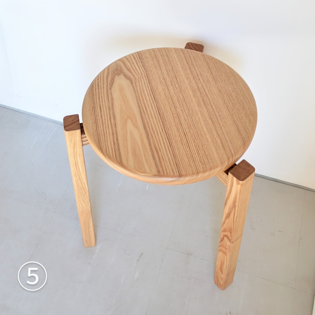 【NEW】notonly / Stacking stool #5 ”ものづくり 田んぼの真ん中 雨乞岳 タモ”