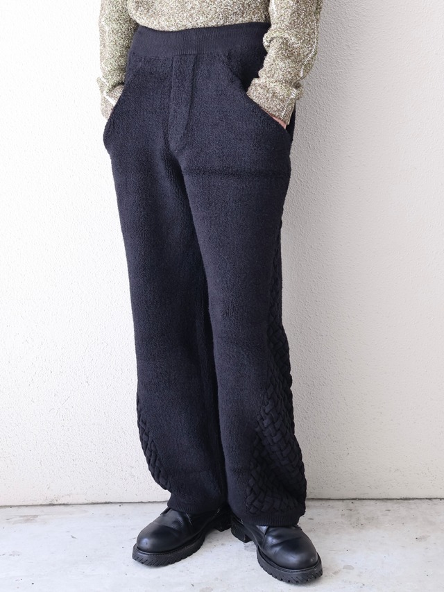 【ISA BOULDER】WOVENSIDE TROUSERS/black