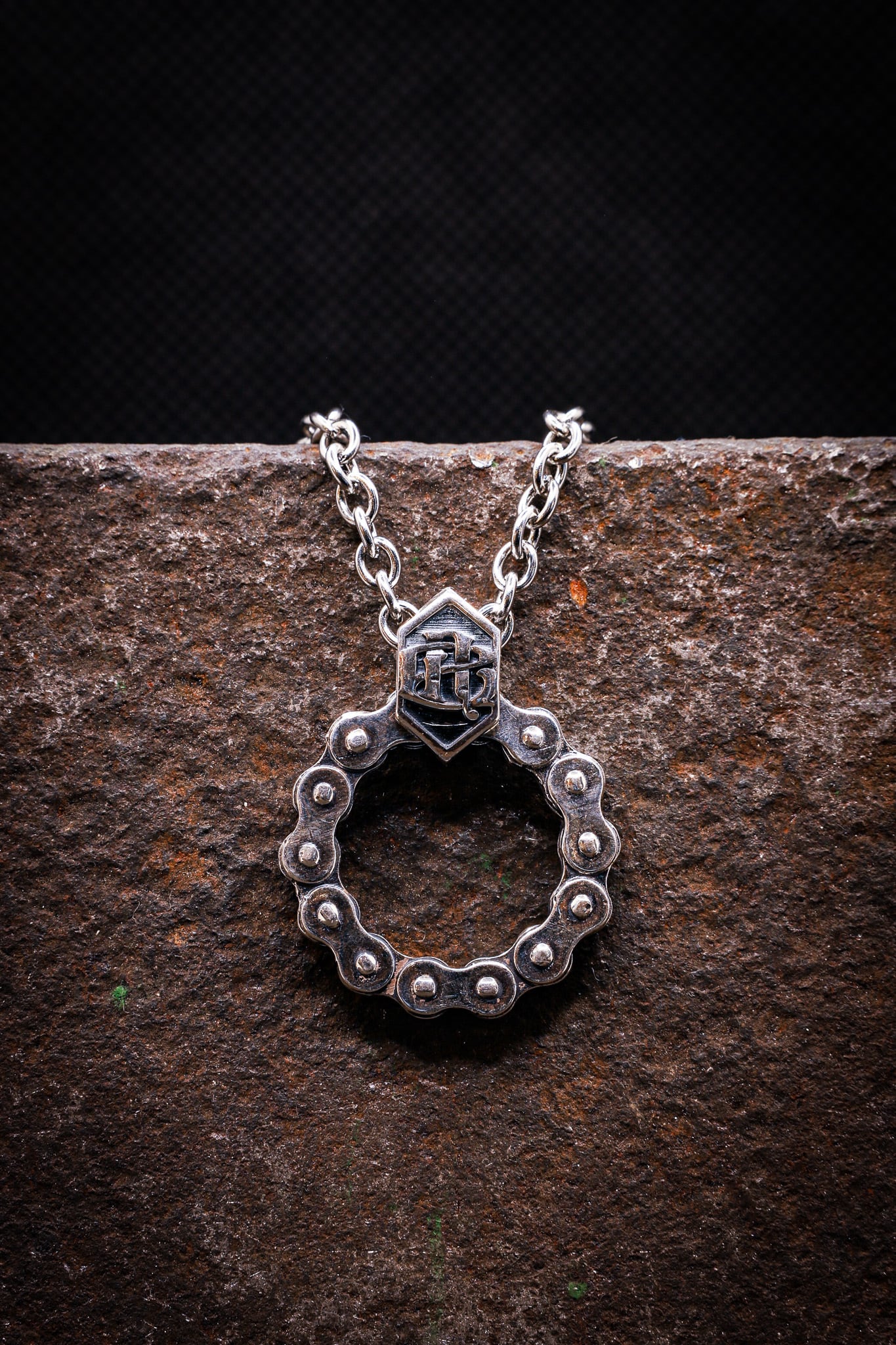 GURASAN ハンガー ネックレス Block silver | Silver Smith Jourbis