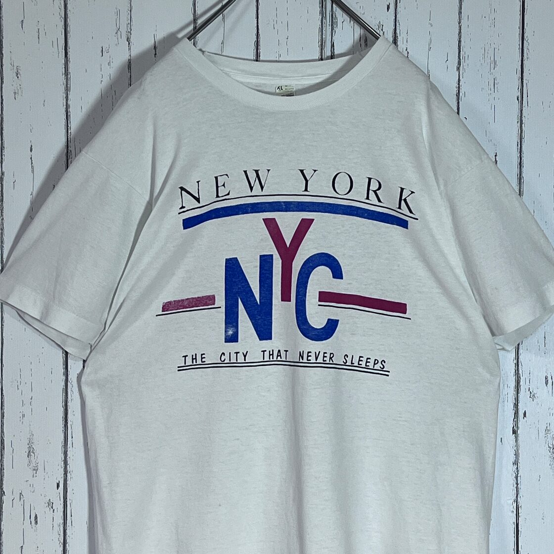 80s USA製 スクリーンスターズ SCREEN STARS 白タグ NEW YORK NYC THE 
