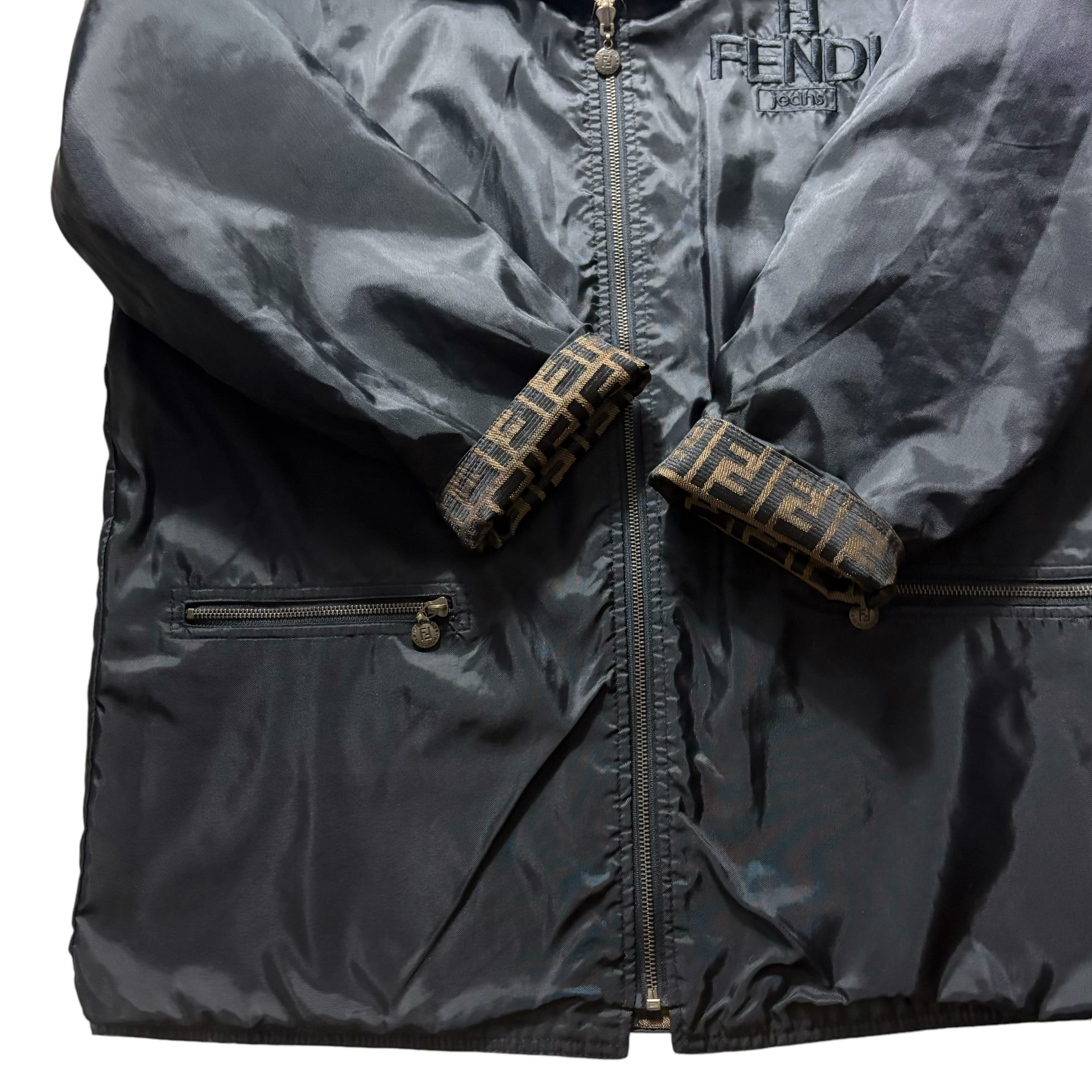 vintage FENDI reversible hooded coat | NOIR ONLINE