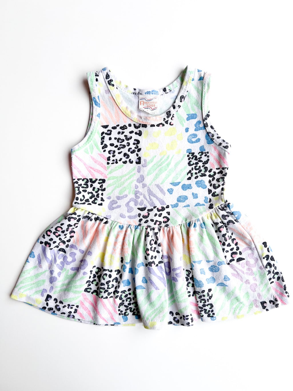 【90cm】VINTAGE 90'S 総柄ワンピース【10312】※