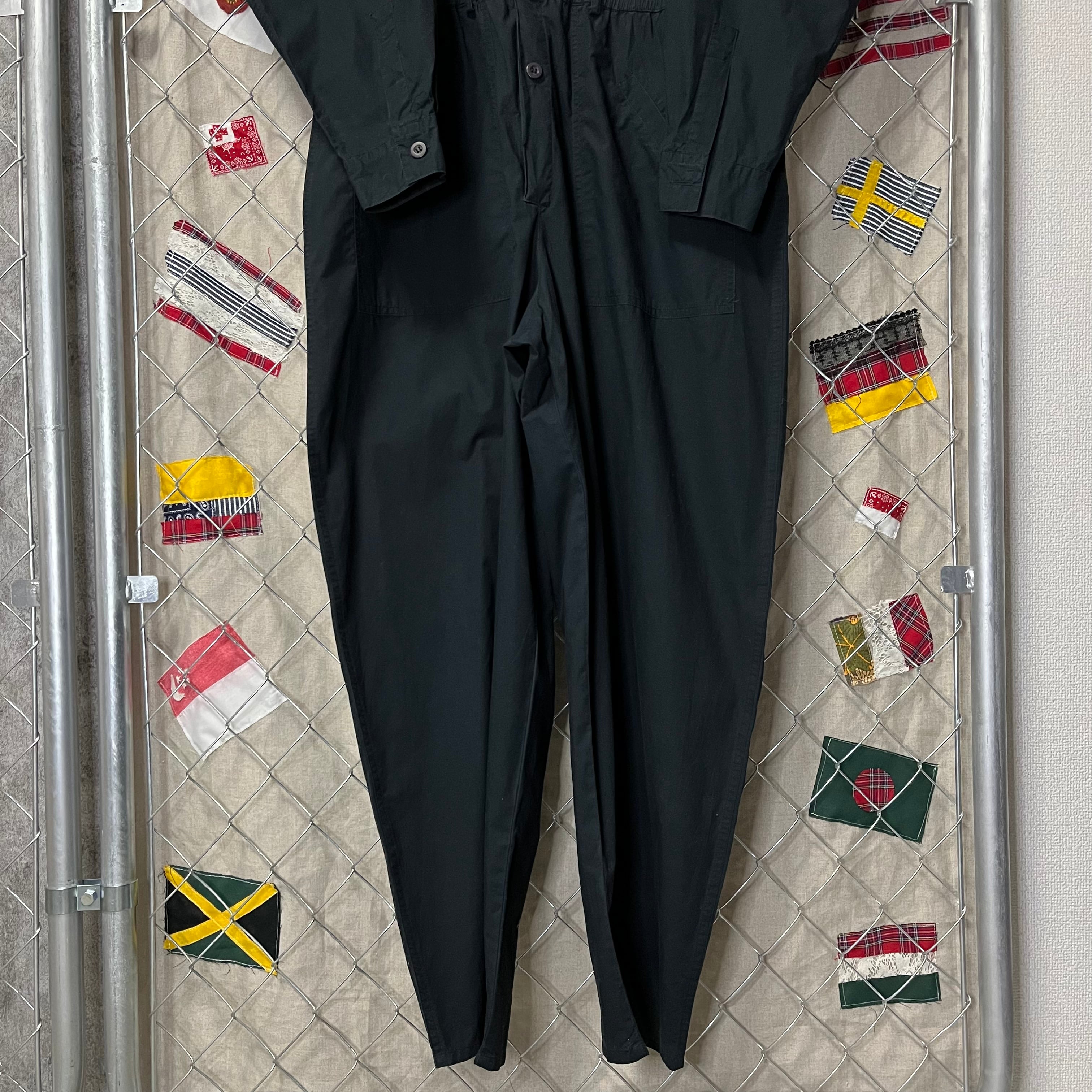 Calvin Klein sport ジャンプスーツ メンズXL相当 黒 つなぎ 古着