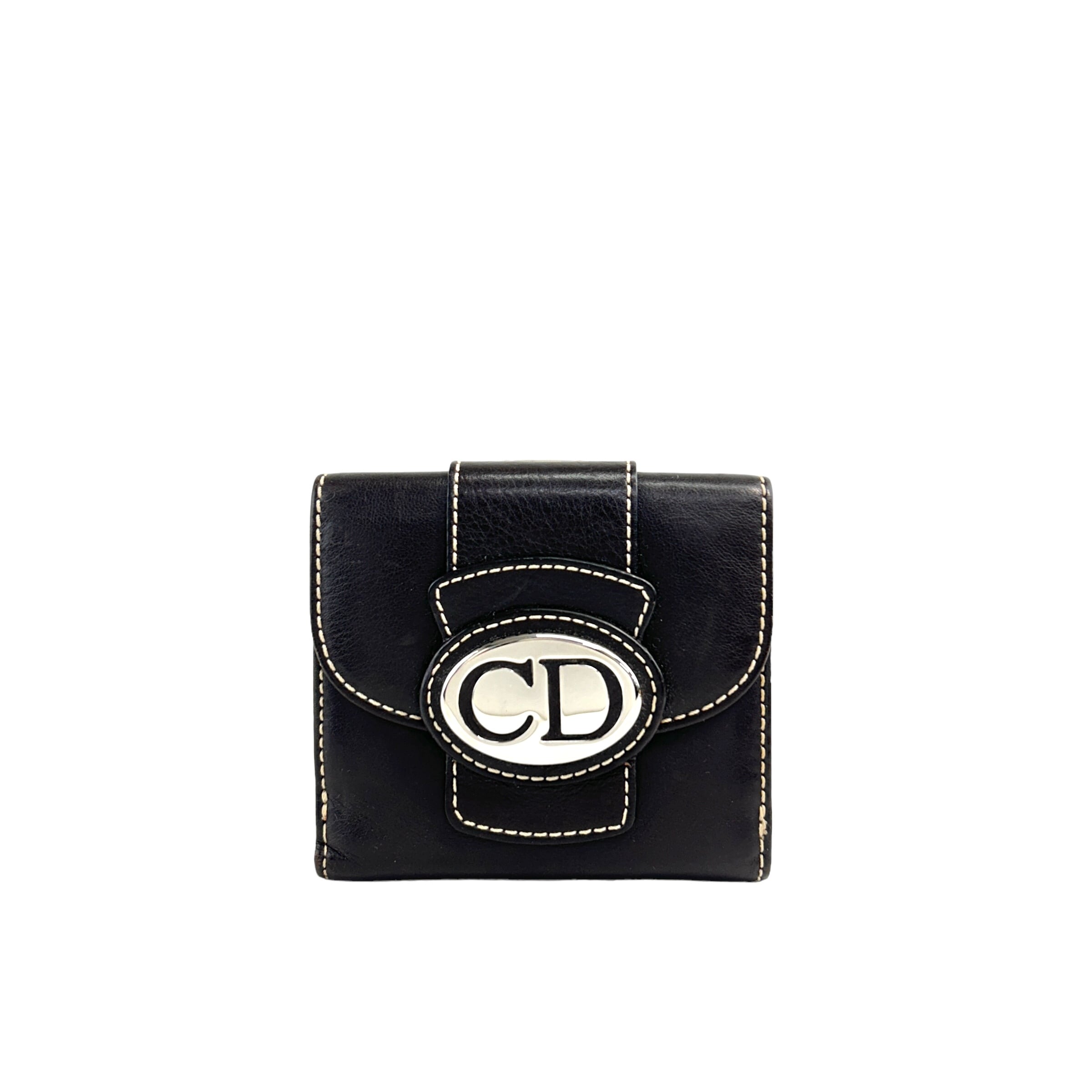 Christian Dior クリスチャン ディオール CDロゴ レザー 二 Christian Dior クリスチャン ディオール CDロゴ レザー 二