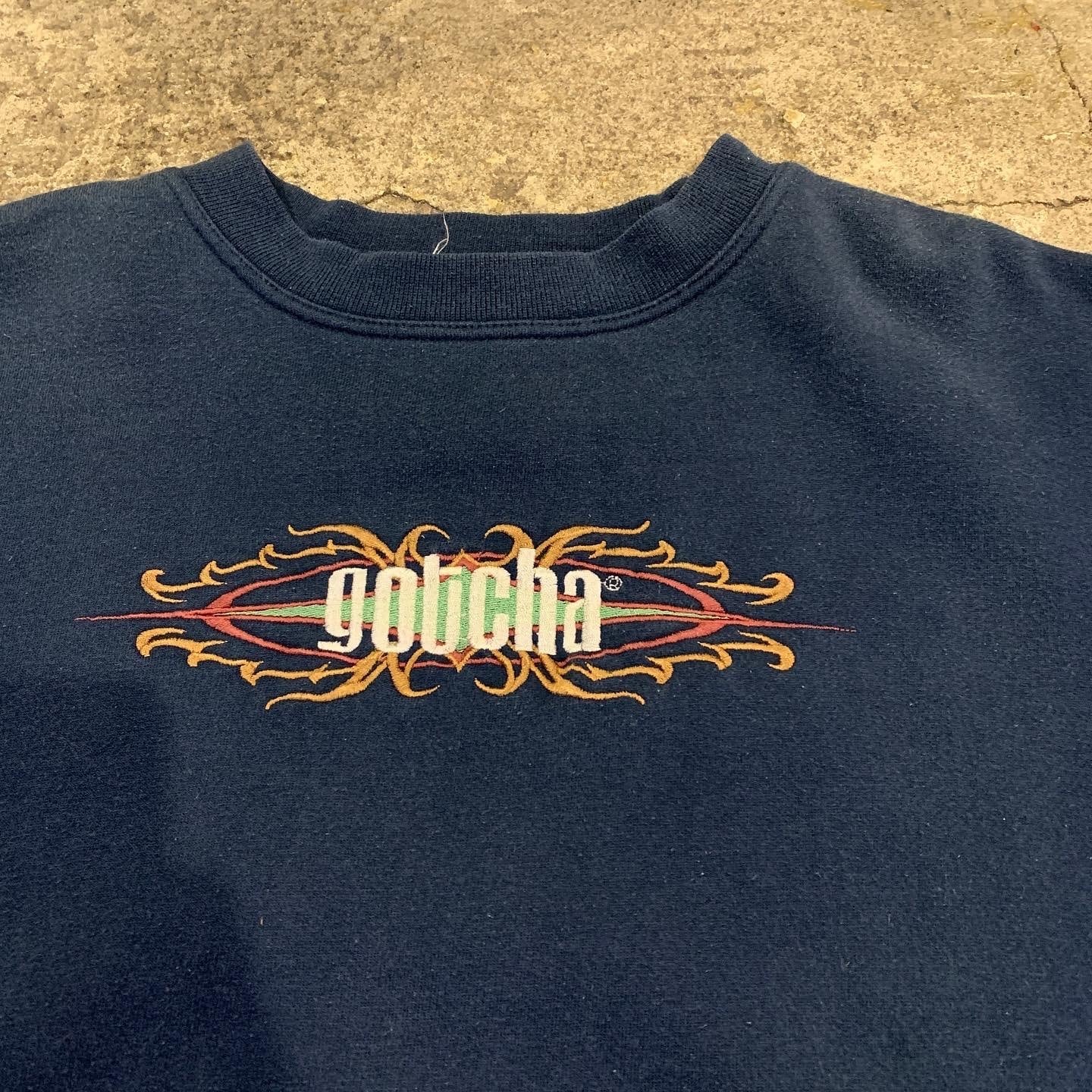 90s gotcha logo sweat | What
