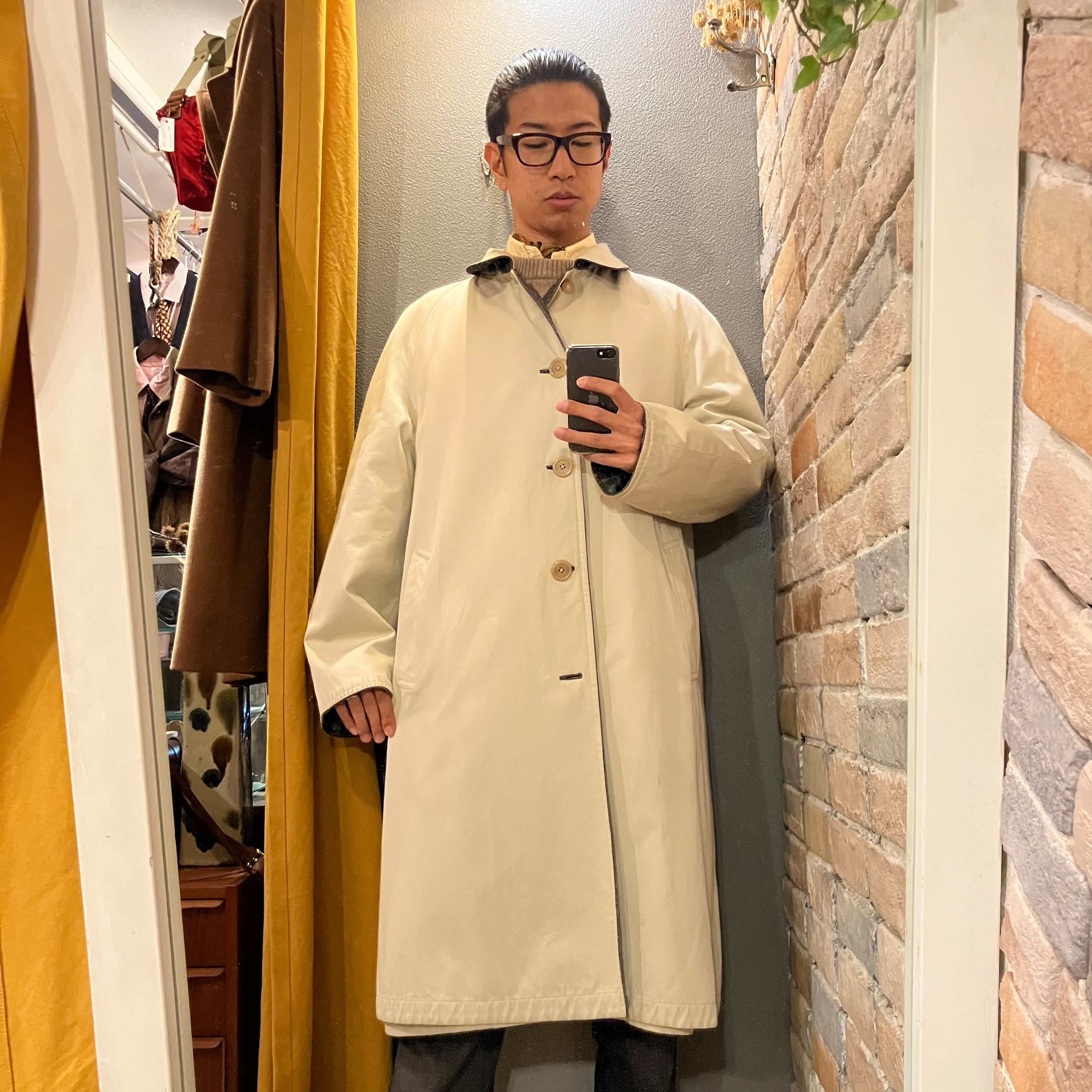 Aquascutum イングランド製 ウールヘリンボーン×コットン100 Aquascutum イングランド製 ウールヘリンボーン×コットン100