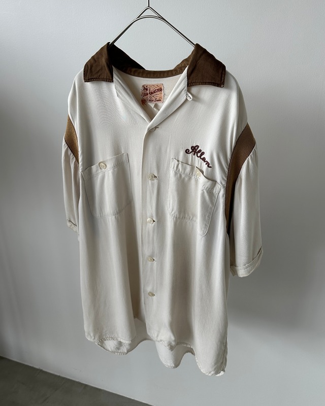 -BOWLMASTER- Vintage 50-60s M Bowling Shirt