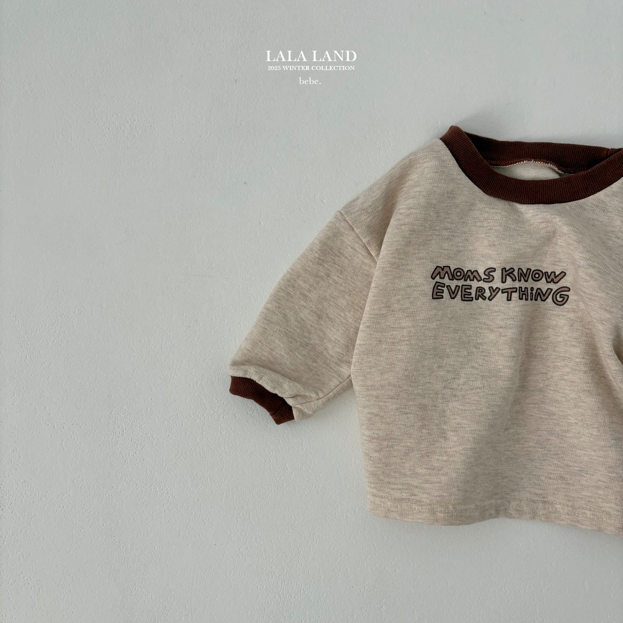 LALALAND 25/WI(Baby)Everything color-block tee