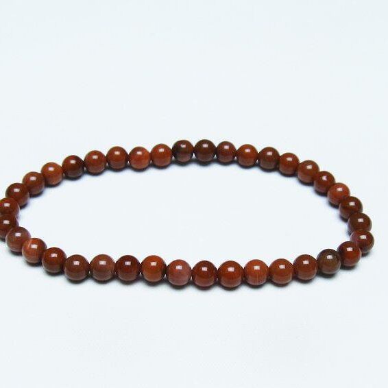 ナンホーンアゲート ブレスレット 5mm 南紅瑪瑙 ブレス 一点物 メール便可 [M便 1/10] 111-42251