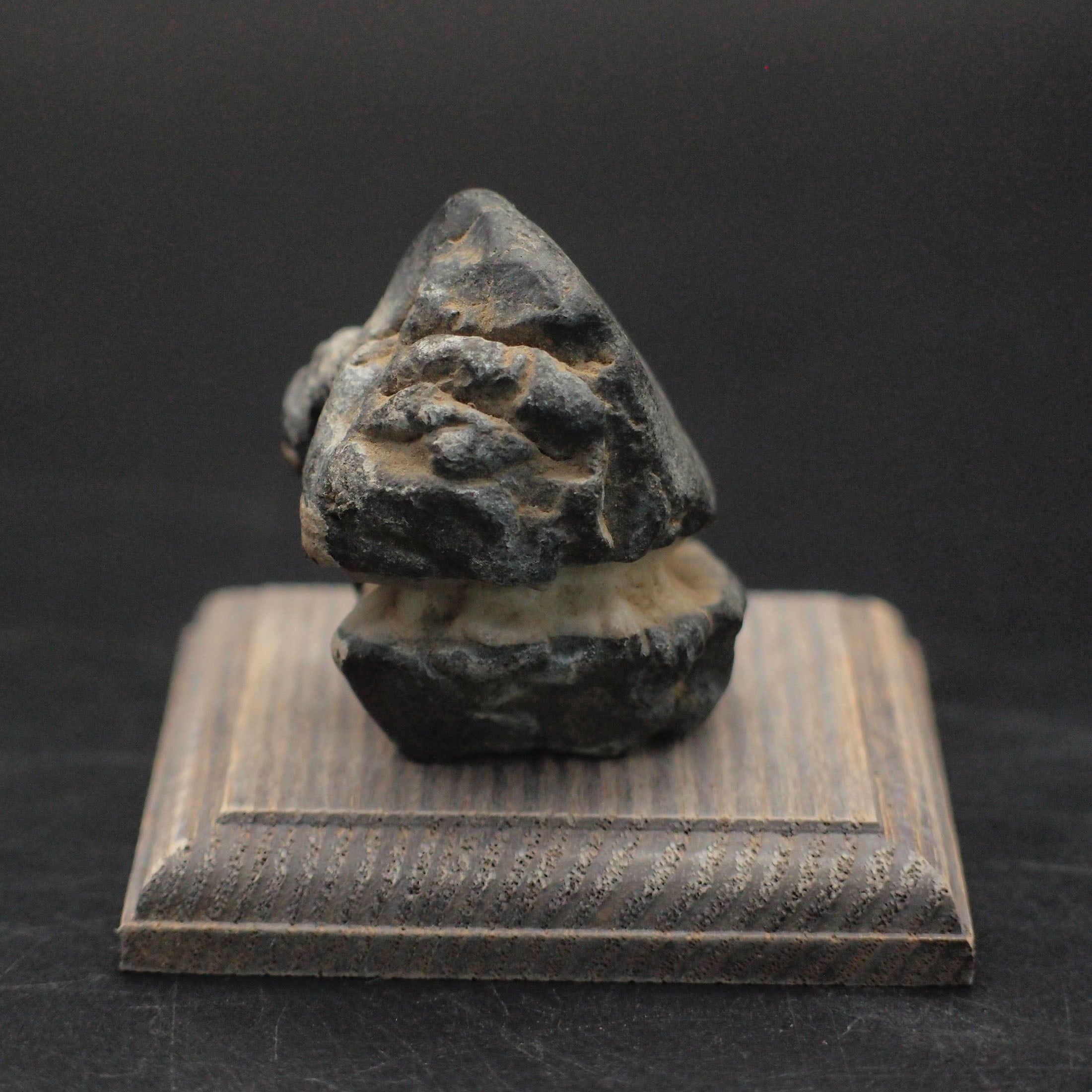 鑑賞石（304）水石、くずや石、足羽川２点セット - 置物