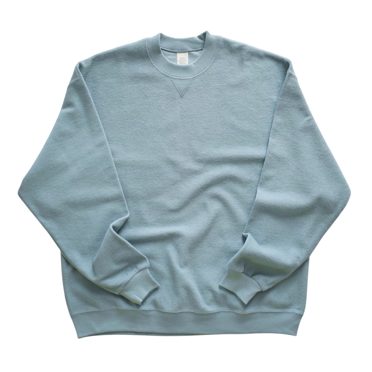 RELAX FIT by SUPERMARKET / Pique sweat crew - ピケ スウェット 