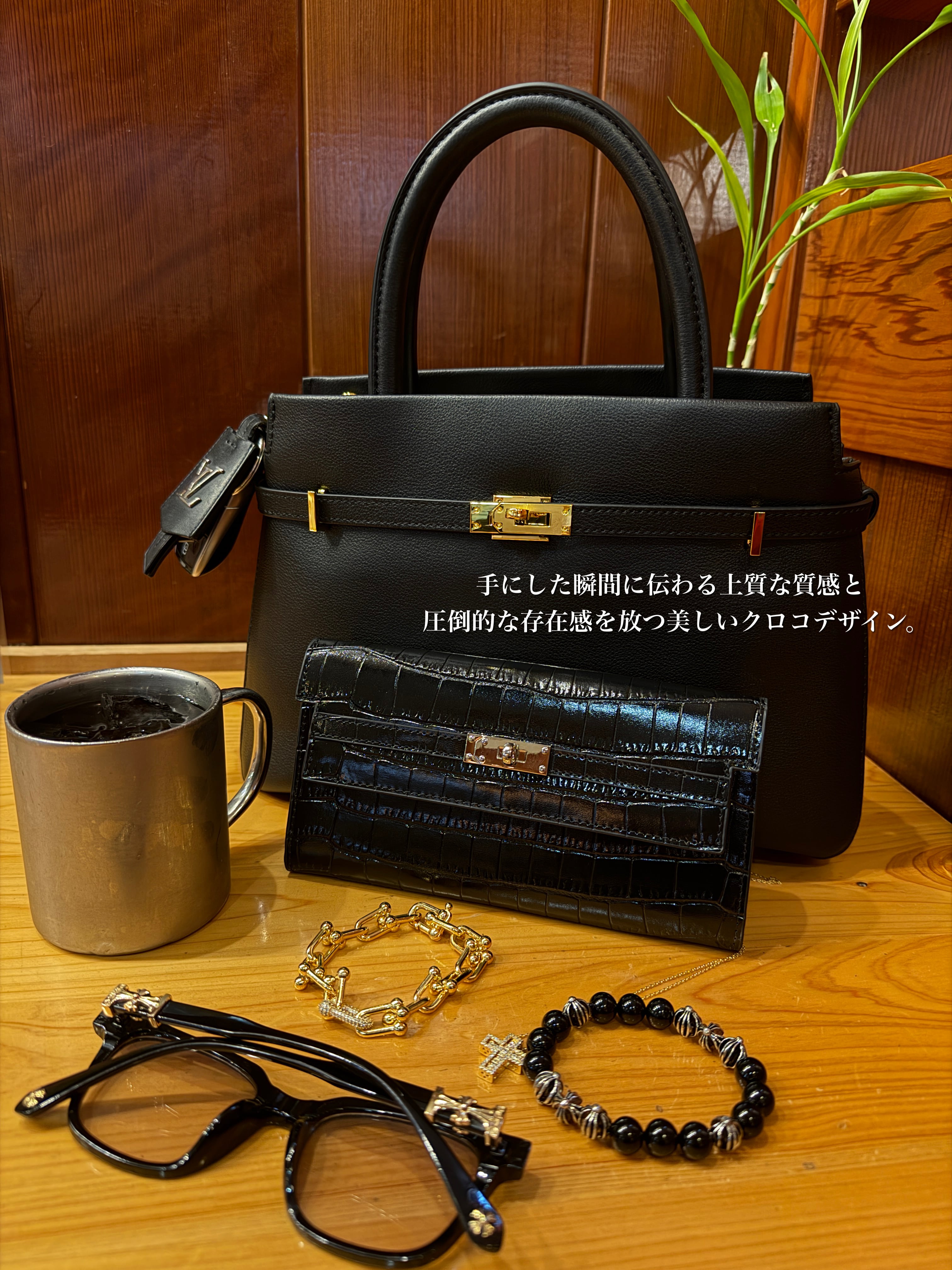 LUXURY CROCO WALLET 長財布【BLB-26005】 | BELINDA OFFICIAL