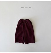 ザゴグマ / THE GOGUMA / カラーコーデュロイ裏起毛パンツ / 韓国子供服 / ジュニア / 26winter〖取寄〗*JS~JL*