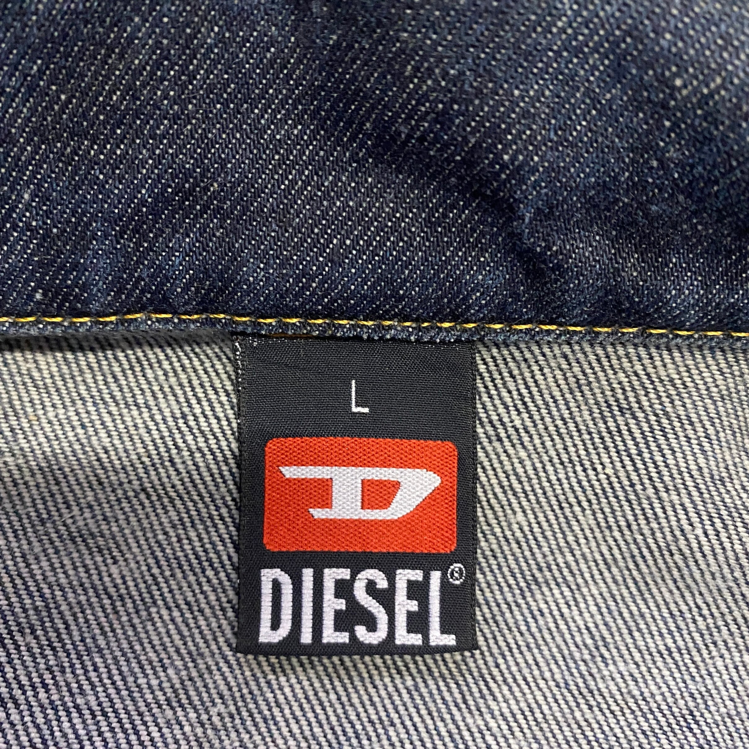 DIESEL ディーゼル 旧タグ 90年代 デニムジャケット メンズL 古着 90s