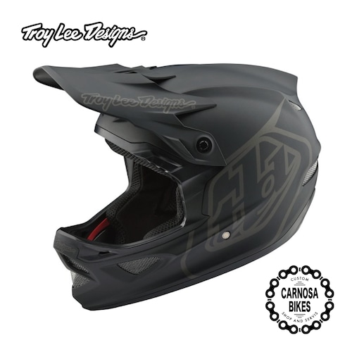 【Troy Lee Designs】D3 FIBERLITE MONO HELMET [D3 ファイバーライト モノ ヘルメット] Black