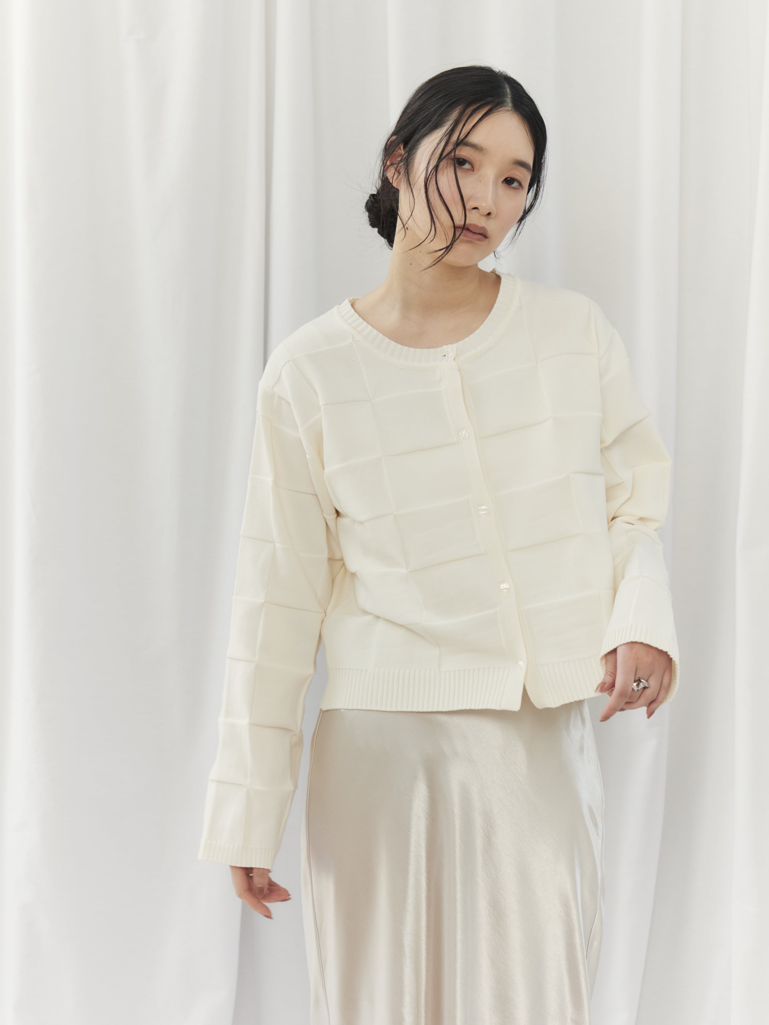 BLOCK KNIT CD(ブロックニットカーデ)【2276100】